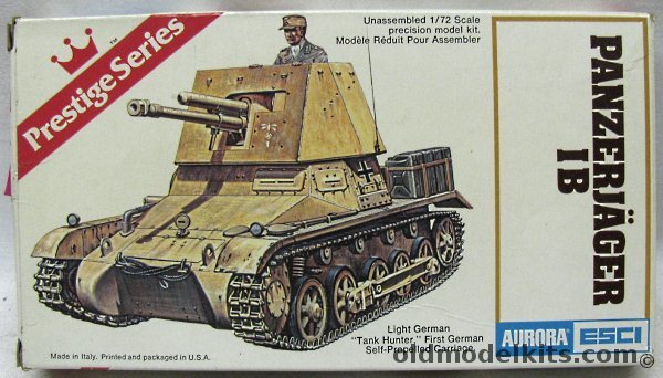 Aurora-ESCI 1/72 Panzerjager 1 Ausf. B Tank Hunter, 6222 plastic model kit